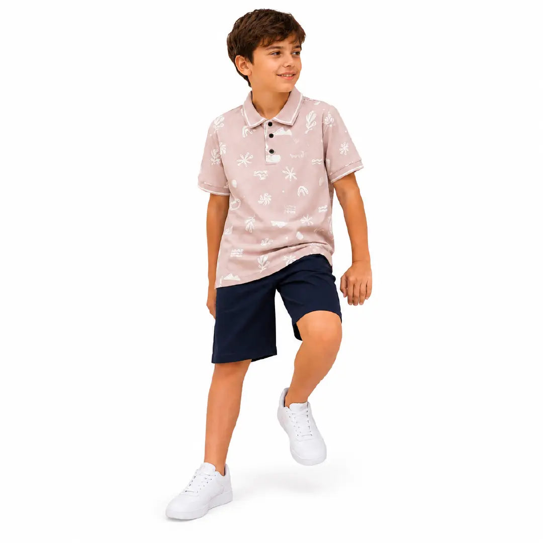 تيشرت بولو أولادي ميني بوس كود 1216
